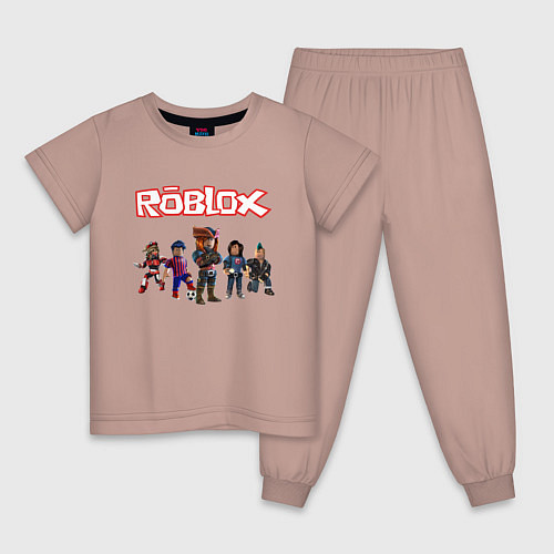 Детская пижама ROBLOX / Пыльно-розовый – фото 1