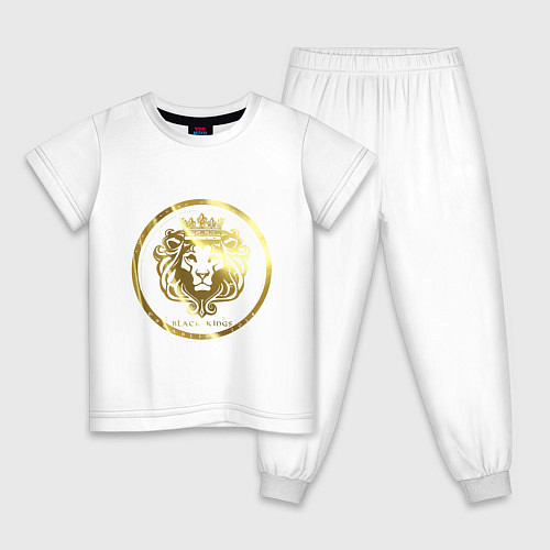 Детская пижама Golden lion / Белый – фото 1
