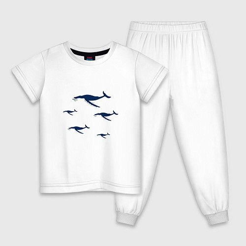Детская пижама Ocean / Белый – фото 1