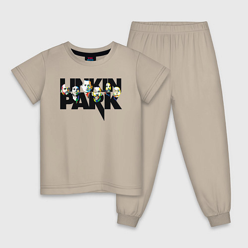 Детская пижама LINKIN PARK / Миндальный – фото 1