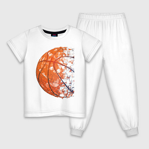Детская пижама BasketBall Style / Белый – фото 1