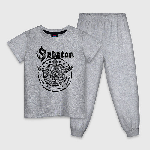 Детская пижама Sabaton / Меланж – фото 1