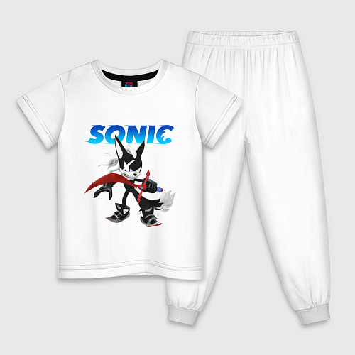 Детская пижама SONIC / Белый – фото 1