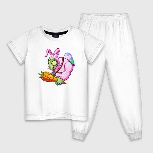 Детская пижама Plants vs Zombies / Белый – фото 1