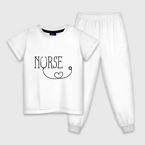 Детская пижама Nurse / Белый – фото 1