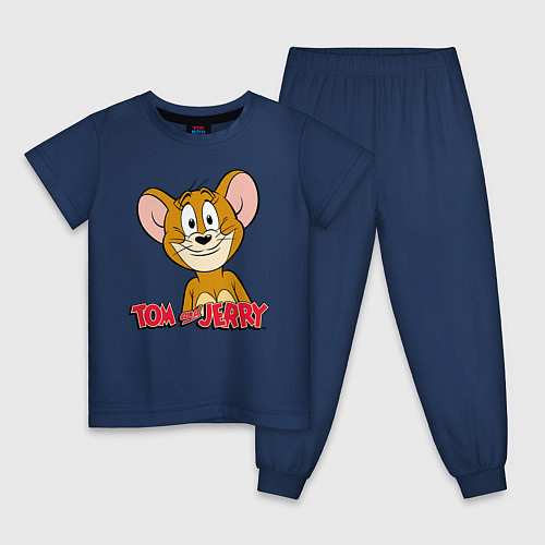 Детская пижама Tom & Jerry / Тёмно-синий – фото 1