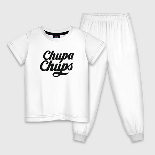 Детская пижама Chupa-Chups Logo / Белый – фото 1