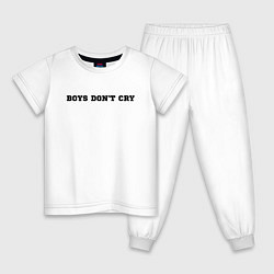 Детская пижама BOYS DON'T CRY