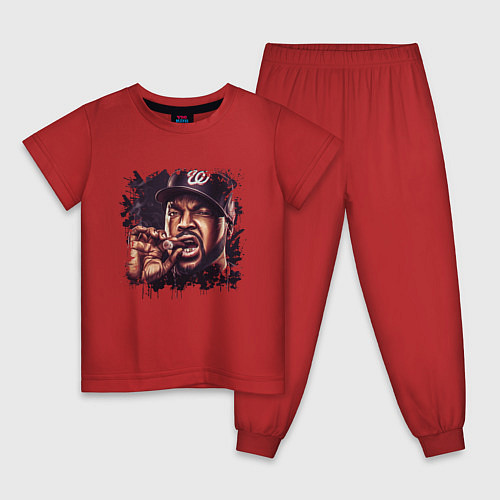 Детская пижама Ice Cube / Красный – фото 1