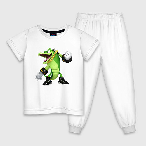 Детская пижама Sonic Crocodile / Белый – фото 1