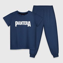 Пижама хлопковая детская PANTERA, цвет: тёмно-синий