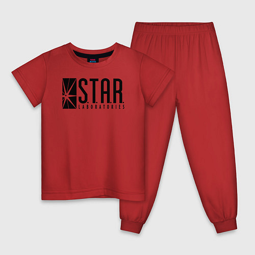Детская пижама S T A R Labs / Красный – фото 1