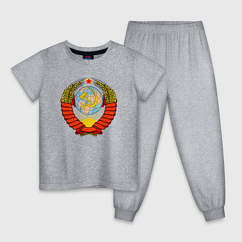 Детская пижама СССР / Меланж – фото 1