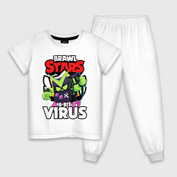 Детская пижама BRAWL STARS VIRUS 8-BIT