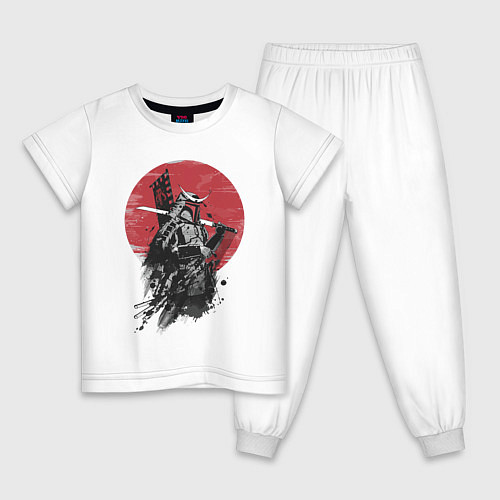 Детская пижама Японский самурай / Белый – фото 1