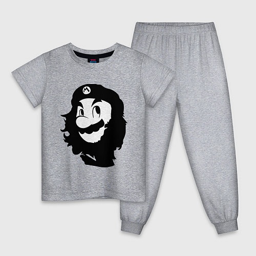 Детская пижама Che Mario / Меланж – фото 1