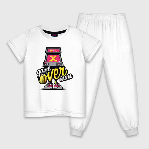 Детская пижама Game Over / Белый – фото 1