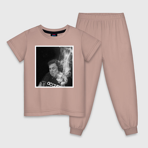 Детская пижама MASK / Пыльно-розовый – фото 1