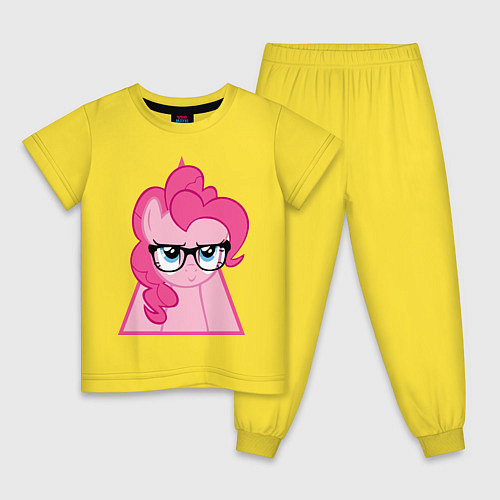 Детская пижама Pinky Pie hipster / Желтый – фото 1