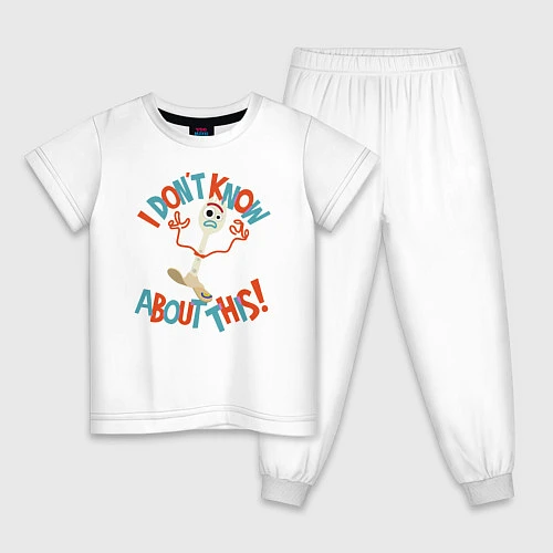 Детская пижама Forky / Белый – фото 1