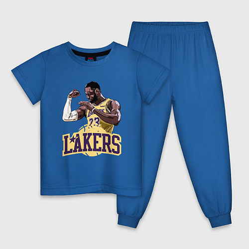 Детская пижама LeBron - Lakers / Синий – фото 1