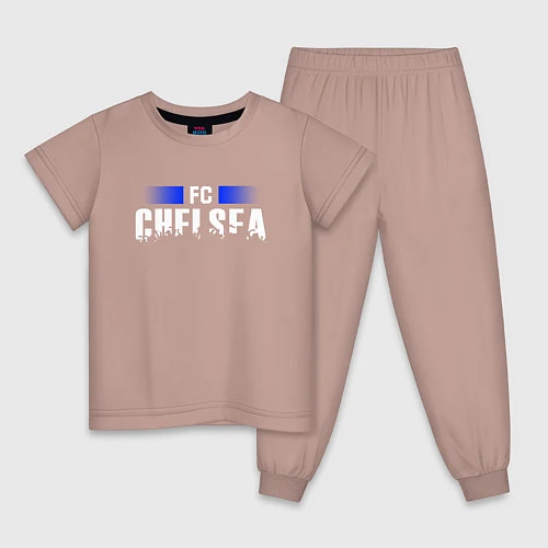 Детская пижама FC Chelsea / Пыльно-розовый – фото 1