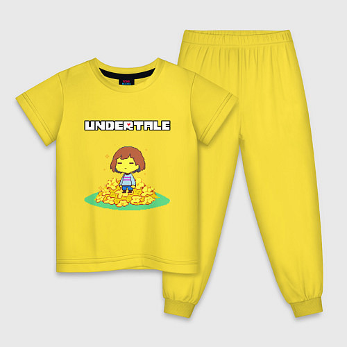 Детская пижама UNDERTALE / Желтый – фото 1