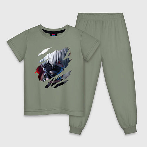 Детская пижама Кен Канеки / Авокадо – фото 1