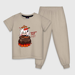 Детская пижама Genshin Impact Paimon food