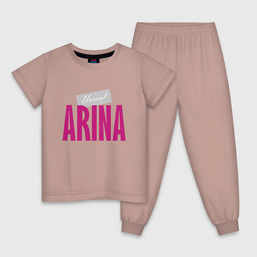 Детская пижама Арина / Пыльно-розовый – фото 1