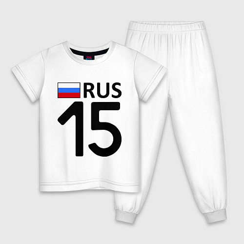 Детская пижама RUS 15 / Белый – фото 1