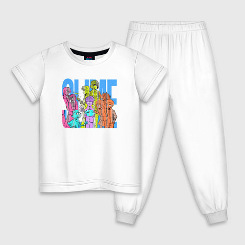 Детская пижама Slime / Белый – фото 1