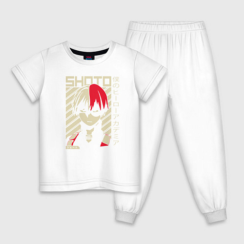 Детская пижама Моя геройская академия / Белый – фото 1