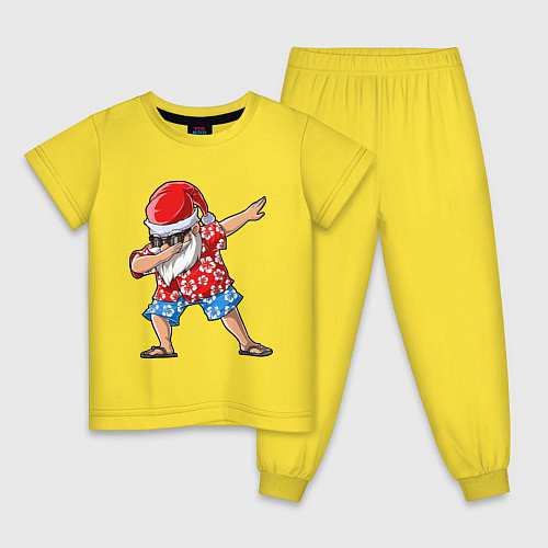 Детская пижама Santa Dab / Желтый – фото 1