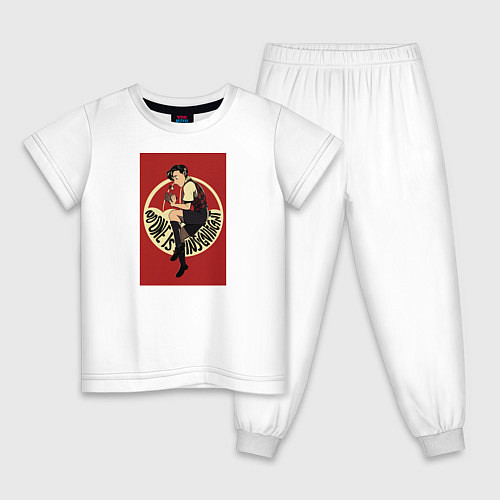 Детская пижама Number five / Белый – фото 1