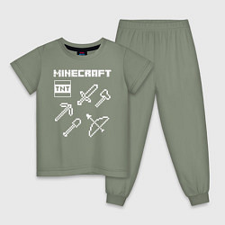 Детская пижама Minecraft