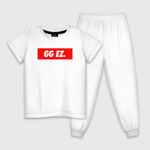 Детская пижама GG EZ / Белый – фото 1