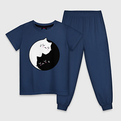 Детская пижама Yin and Yang cats