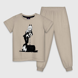 Детская пижама Человек бензопила Пауэр