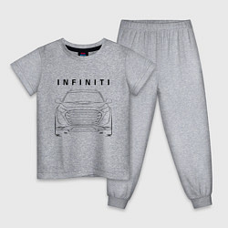 Детская пижама Infinity Инфинити спина