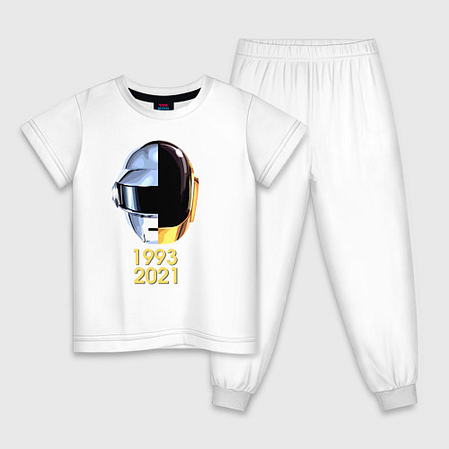 Детская пижама Daft Punk / Белый – фото 1
