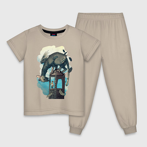 Детская пижама Игра, последний хранитель / Миндальный – фото 1