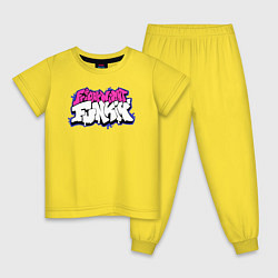 Детская пижама Friday Night Funkin, лого