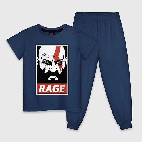 Детская пижама RAGE GOW / Тёмно-синий – фото 1