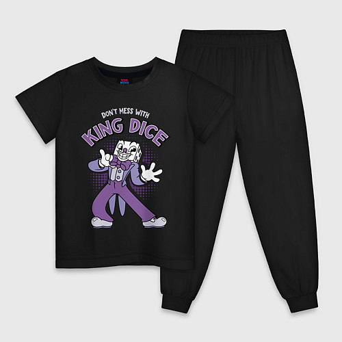Детская пижама King Dice, Cuphead / Черный – фото 1
