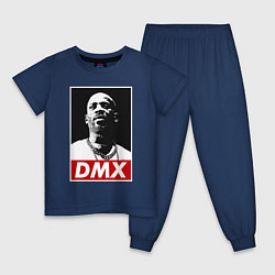 Пижама хлопковая детская Rapper DMX, цвет: тёмно-синий