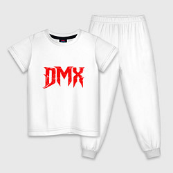 Пижама хлопковая детская DMX Rap, цвет: белый