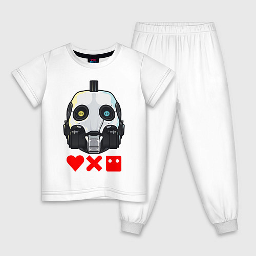 Детская пижама Love, Death and Robots XBOT 4000 Z / Белый – фото 1