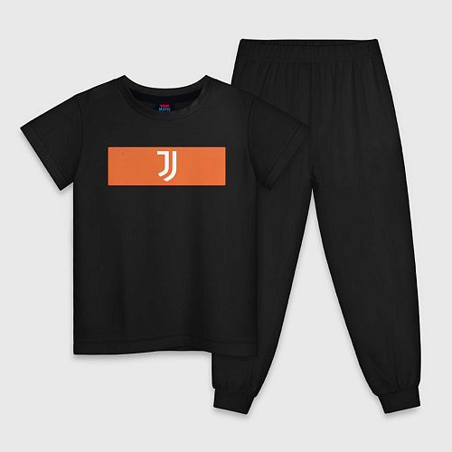 Детская пижама Juventus Tee Cut & Sew 2021 / Черный – фото 1