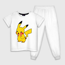 Детская пижама Уставший Пикачу